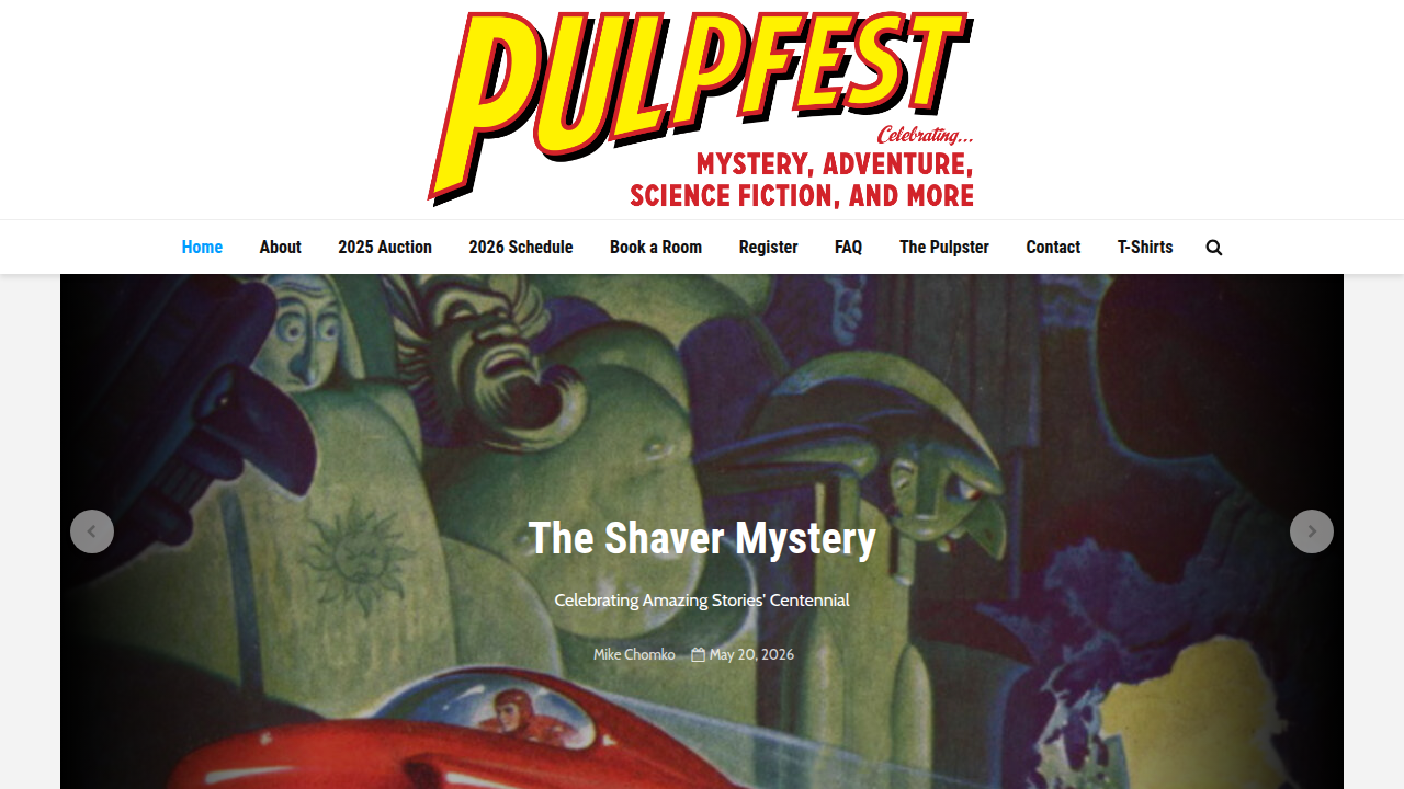 Pulp magazines, like those discussed on PulpFest, were the original home for Burroughs' groundbreaking serialized stories.