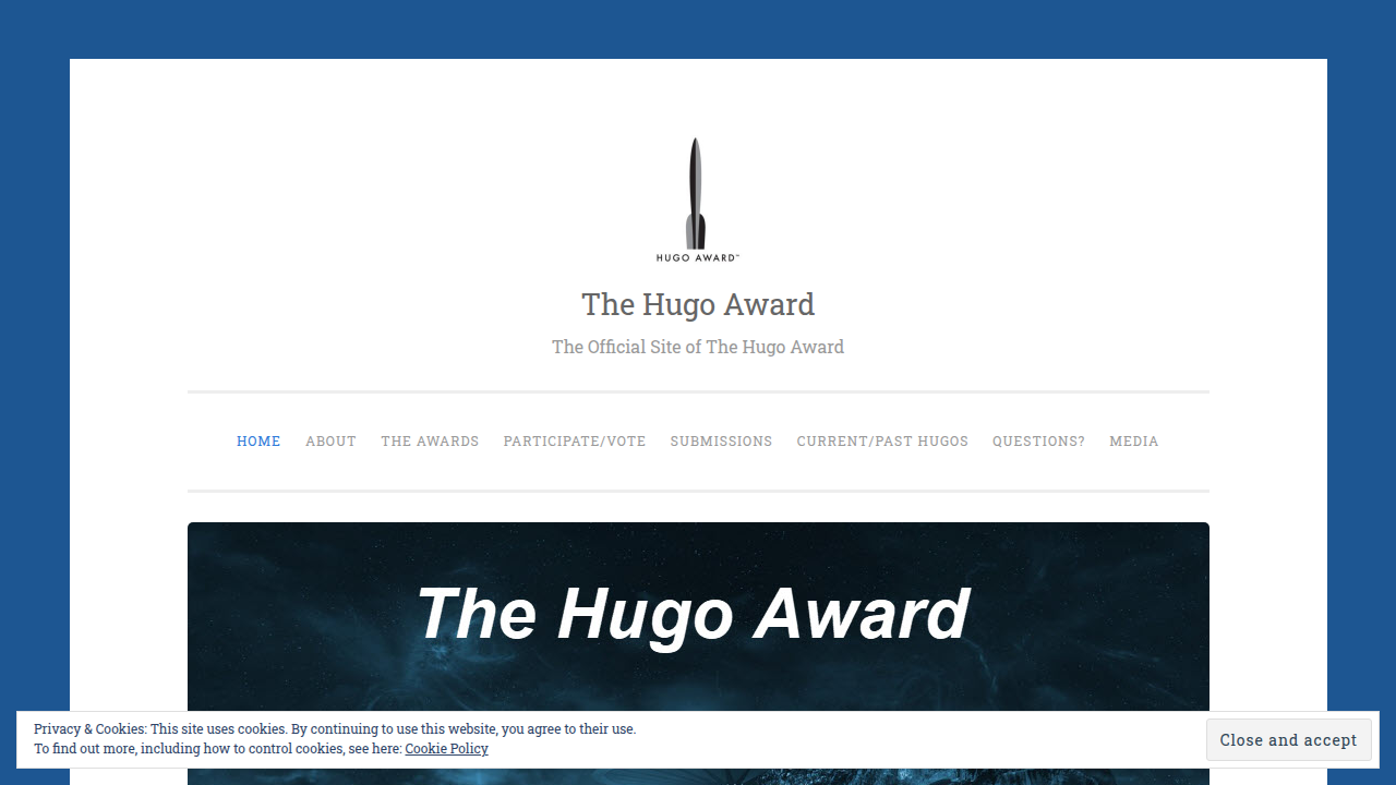 Visit the official Hugo Awards website, celebrating excellence in science fiction and fantasy literature.