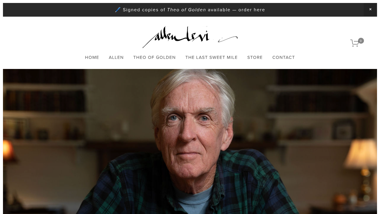 Explore the official website of author Allen Levi, featuring details about his background and literary work.