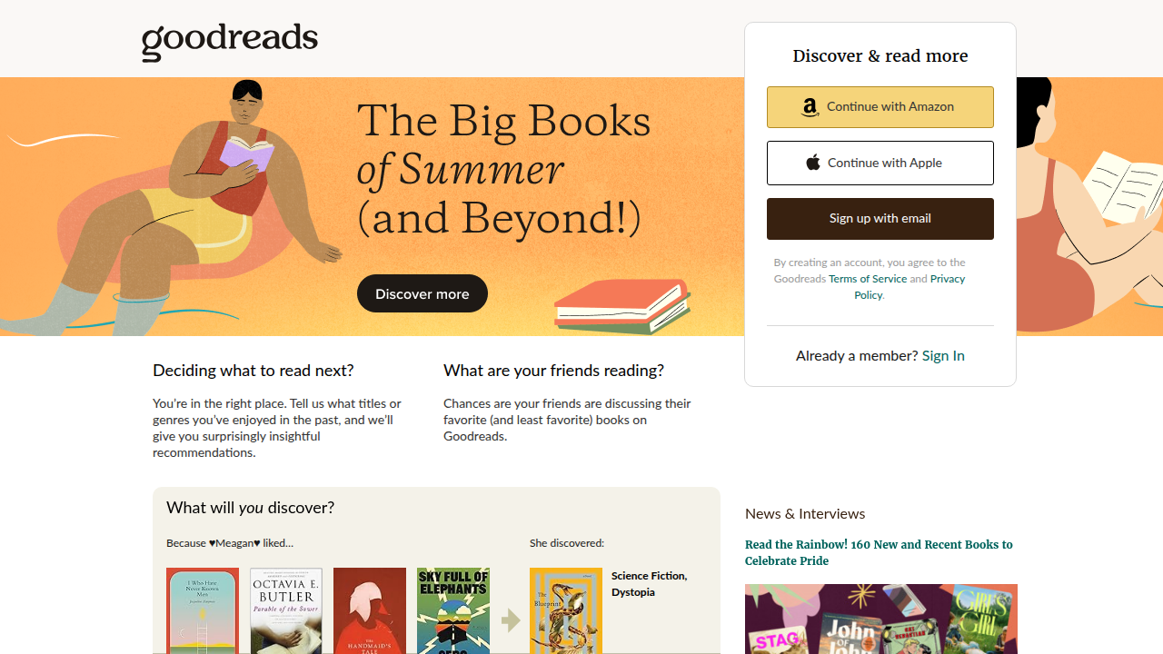 Connect with a community of readers and explore reviews for science fiction literature.
